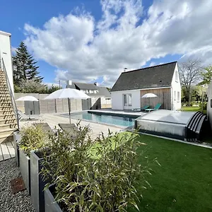 Kerlescan - Avec Piscine Chauffée, Espace Extérieur Privé Et Wifi Appartement Carnac